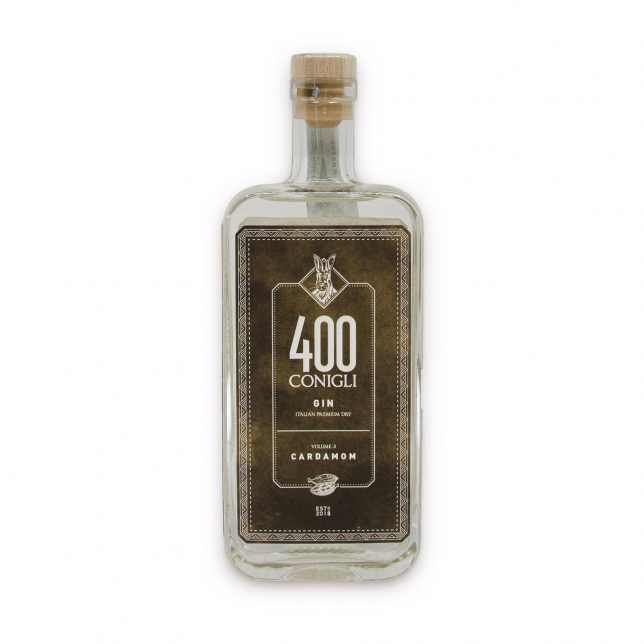 400 Conigli Vol. 3 Cardamom Gin 42% 50 cl. (flaske)