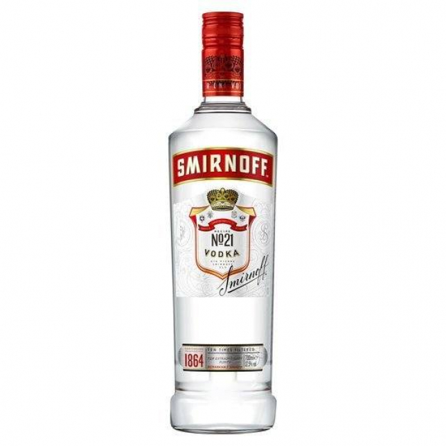 Smirnoff Red Vodka 37,5% 70 cl.