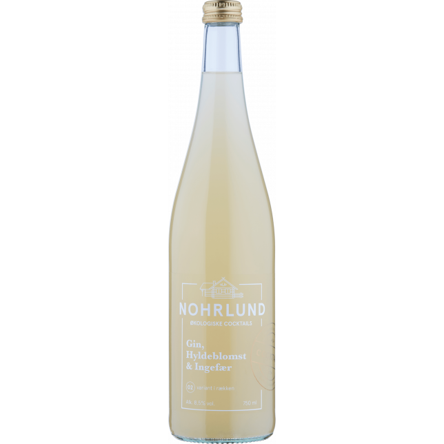 Nohrlund Den Hvide ØKO 8,5% 75 cl. (flaske)