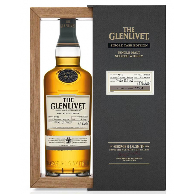 The Glenlivet Single Cask Coupar Angus Speyside Single Malt Scotch Whisky 57,9% 70 cl.