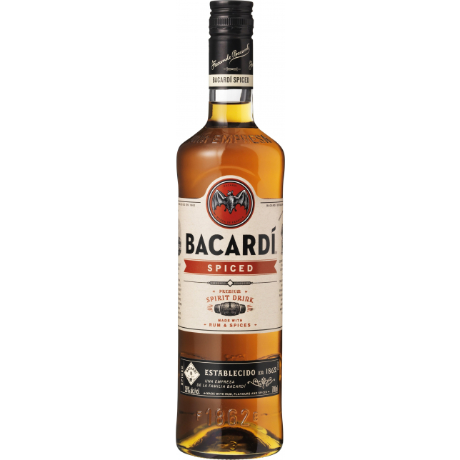 Bacardi Spiced Rom 35% 70 cl.