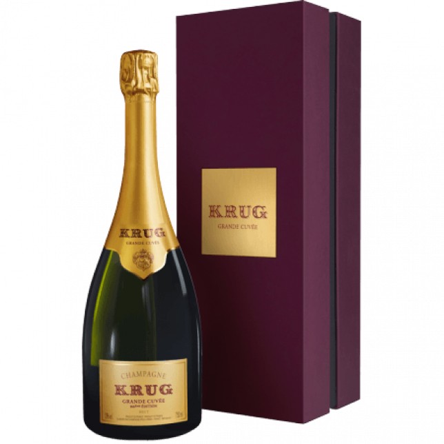 Krug Grande Cuvée Edt. 164 Brut Champagne 12% 75 cl. (Gaveæske)