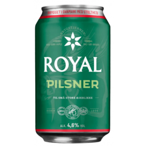 Royal Pilsner 4,6% 24x33 cl. (dåse)