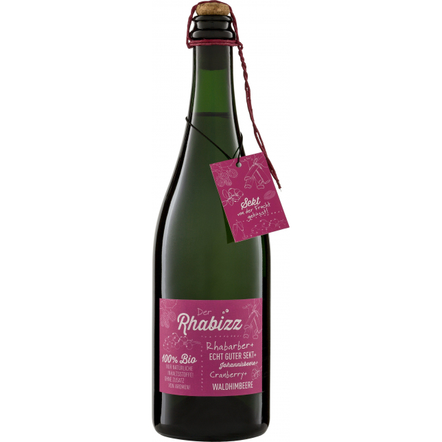 Rhabizz Sparkling Rosé Biodynamisk ØKO 7% 75 cl.