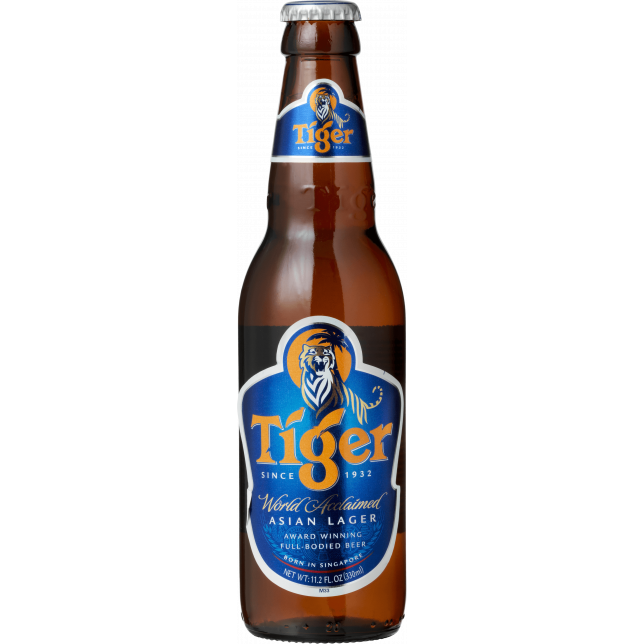 Tiger Beer 5% 33 cl. (flaske)