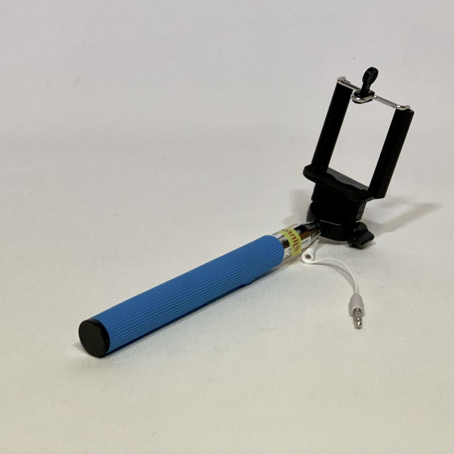 Jinro Selfie Stick Minijack Blå 90 cm.