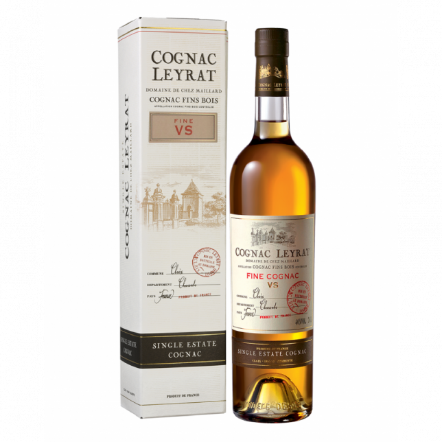 Leyrat Fine VS Cognac 40% 70 cl. (Gaveæske)