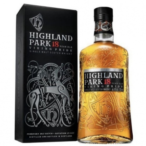 Highland Park 18 års Single Malt Scotch Whisky 43% 70 cl. (Gaveæske)