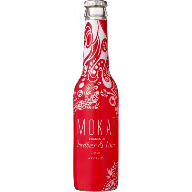 Mokaï Jordbær & Lime 4,5% 24x27,5 cl. (flaske)