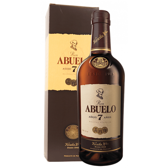 Abuelo Anejo Reserva Superior 7 års Rom "The Perfect Dirty Mojito" 40% 70 cl. (flaske)