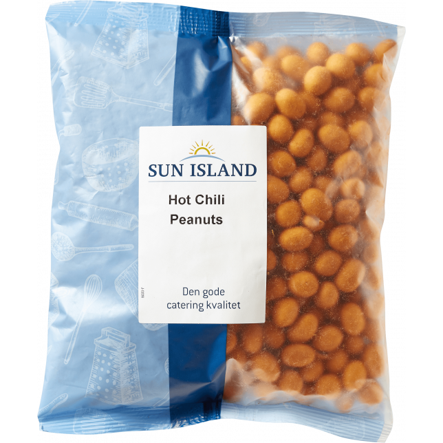 Sun Island Hot Chili Peanuts 500 gr.