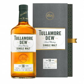 Tullamore DEW 18 Års Single Malt Irsk Whisky 41,3% 70 cl. (Gaveæske)