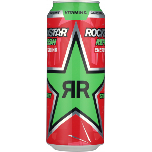 Rockstar Energy Refresh Strawberry/Lime Energidrik 12x50 cl. (dåse)