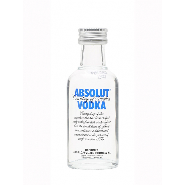 Absolut Vodka 40% 12x5 cl.
