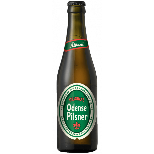 Albani Odense Pilsner 4,6% 30x33 cl. (flaske)