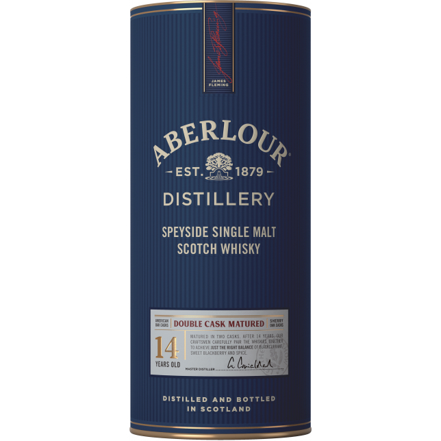 Aberlour 14 Års Double Cask Speyside Single Malt Scotch Whisky 40% 70 cl. (Gaveæske)