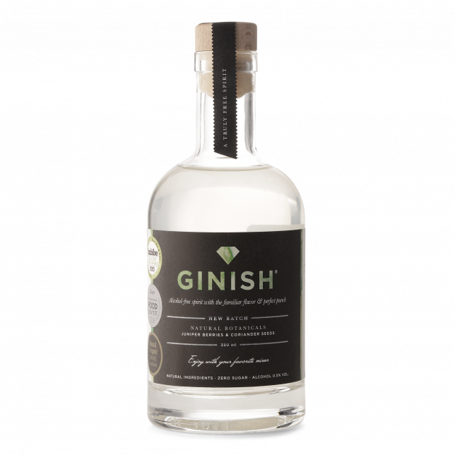 GinISH Alkoholfri Gin 0,5% 35 cl.