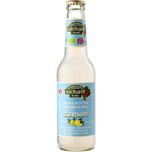 Adelhardt Lemon Sodavand ØKO 24x27,5 cl. (flaske)