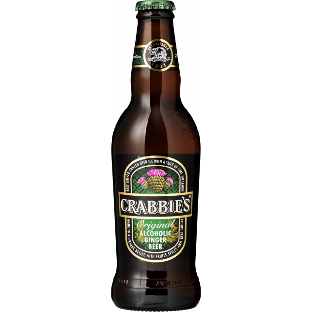 Crabbies Original Ginger Beer 4% 33 cl. (flaske)