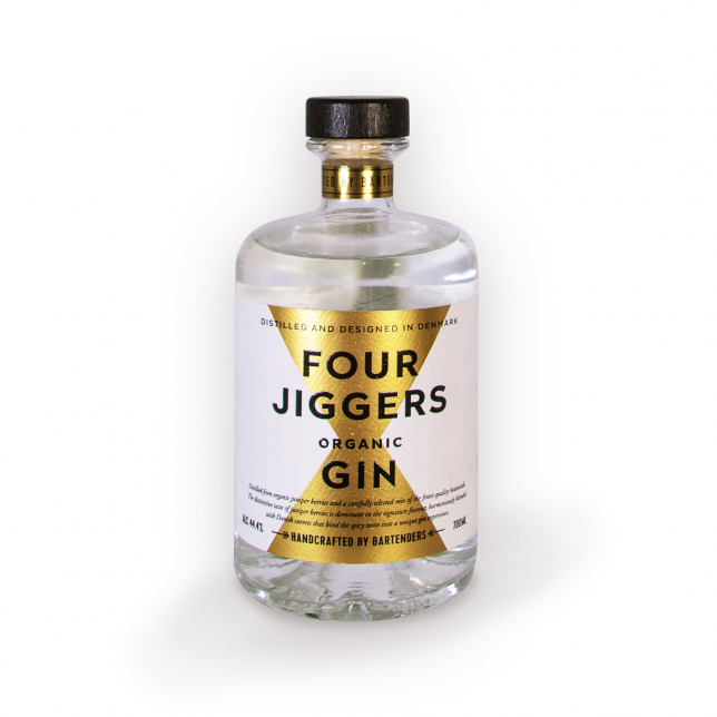 Four Jiggers Gin 44,4% 70 cl. (flaske)