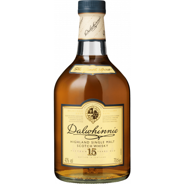 Dalwhinnie 15 års Highland Single Malt Scotch Whisky 43% 70 cl.