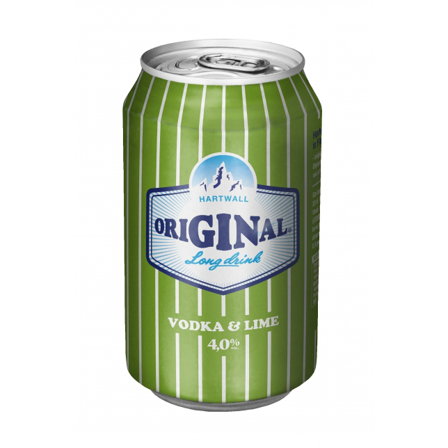 Original Long Drink Vodka/Lime 4% 24x33 cl. (dåse)
