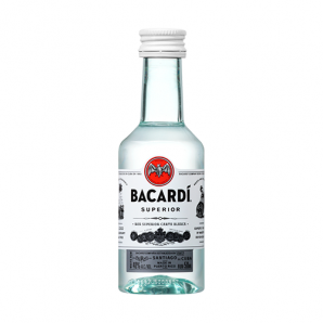 Bacardi Carta Blanca Rom 37,5% 10x5 cl. (flaske)