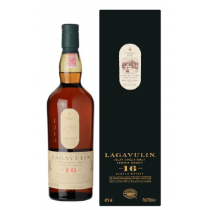 Lagavulin 16 års Islay Single Malt Scotch Whisky 43% 70 cl. (Gaveæske)