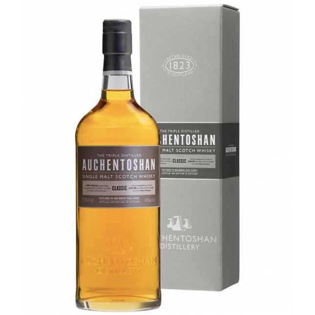 Auchentoshan Classic Lowland Single Malt Scotch Whisky 40% 70 cl. (Gaveæske)