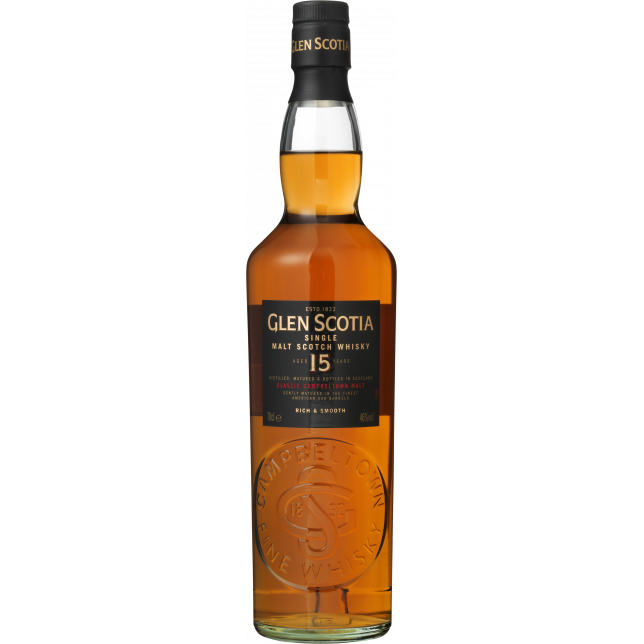 Glen Scotia 15 Års Single Malt Scotch Whisky 46% 70 cl.