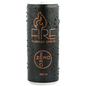 FIRE Energy Drink Zero 24x25 cl. (dåse)