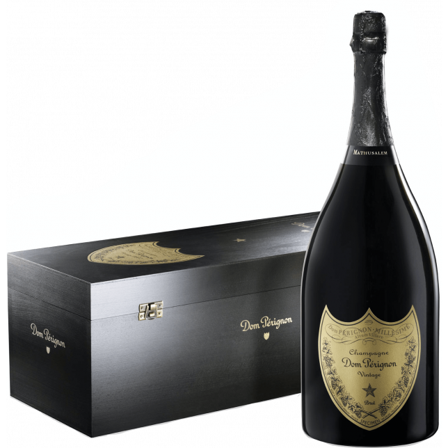 Dom Pérignon 2003 Brut Champagne 12,5% 6 L. (Mathusalem) (Trækasse)