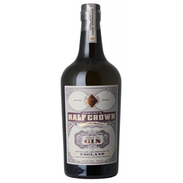 Rokebys Half Crown Gin 40,6% 70 cl.