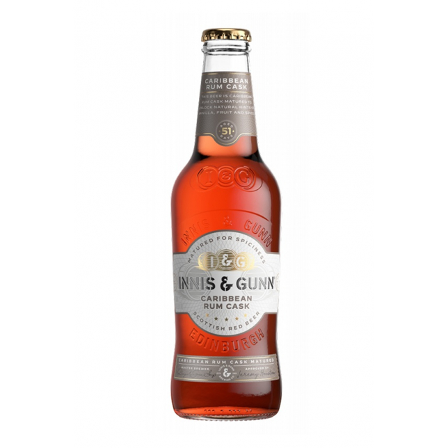 Innis og Gunn Caribbean Rum Cask Øl 6,8% 33 cl. (flaske)