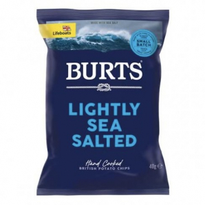 Burts Lightly Sea Salted Chips 20x40 gr.