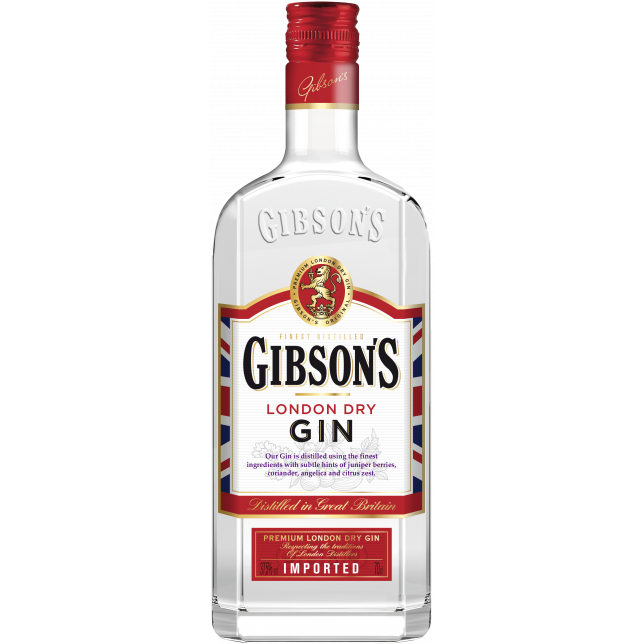 Gibsons London Dry Gin 37,5% 70 cl.