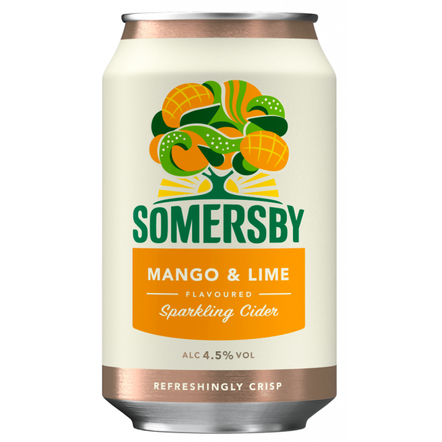 Somersby Mango & Lime Cider 4,5% 24x33 cl. (dåse)