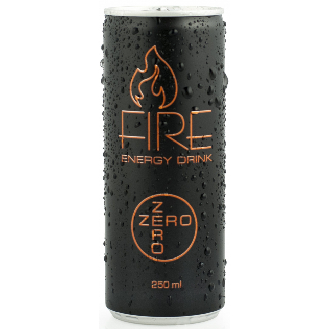 FIRE Energy Drink Zero 24x25 cl. (dåse)