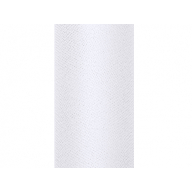 Hvid Tyl Rulle 0,8x9 m. 1 stk.
