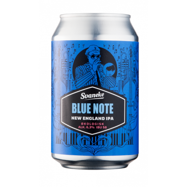 Svaneke Blue Note New England IPA ØKO 6,3% 33 cl. (dåse)