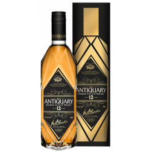 Antiquary The Rare Old Blend 12 År Blended Whisky 40% 70 cl. (Gaveæske)