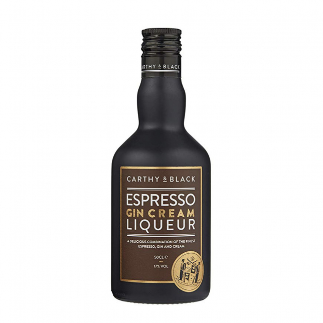Carthy & Black Espresso Gin Cream Likør 17% 50 cl.