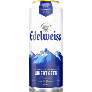 Edelweiss Wheat Beer 4,9% 50 cl. (dåse)