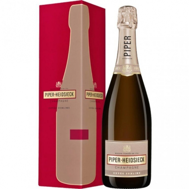 Piper Heidsieck Cuvée Sublime Demi Sec Champagne 12% 75 cl. (Gaveæske)