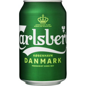 Carlsberg Pilsner 4,6% 24x33 cl. (dåse)