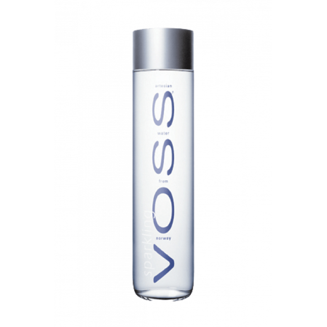 VOSS Sparkling Water m/brus 12x80 cl. (flaske)