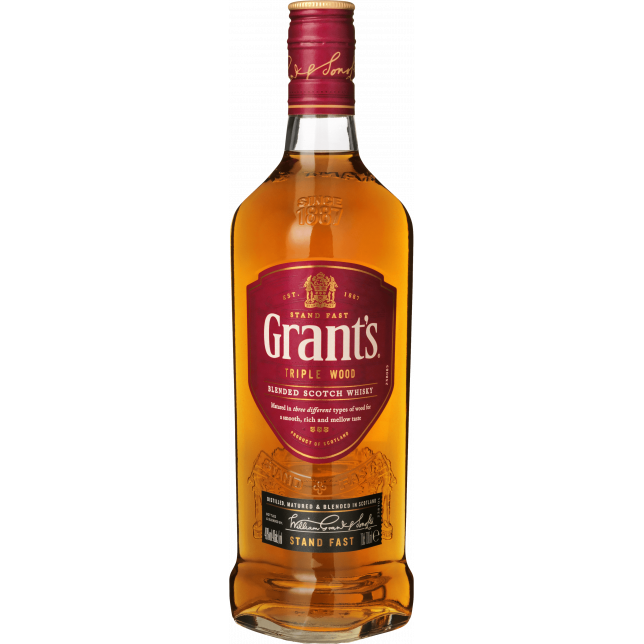 Grants Triple Wood Blended Scotch Whisky 40% 70 cl.