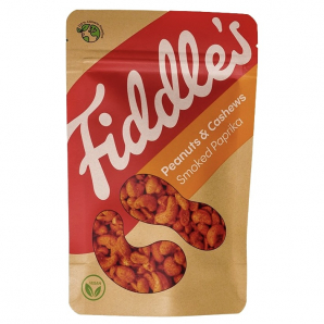 Fiddle's Peanuts og Cashewnødder Med Røget Paprika 70 gr.