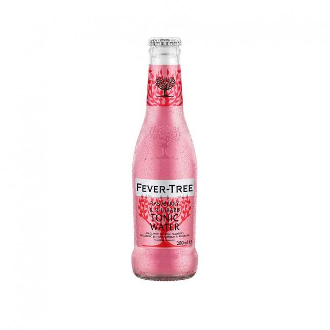 Fever Tree Rhubarb and Raspberry Tonic Water 24x20 cl. (flaske)