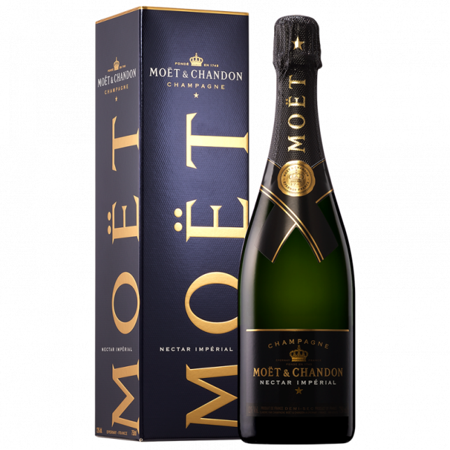 Moët & Chandon Impérial Nectar Demi Sec Champagne 12% 75 cl. (Gaveæske)